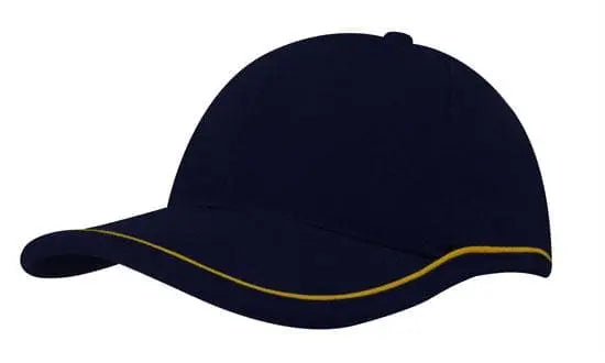 Headwear Bhc W/piping Crown & Peak Cap X12 - 4047 - City Workwear